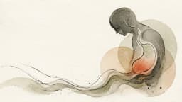 Illustration showing persistent weakness symptoms and possible underlying causes